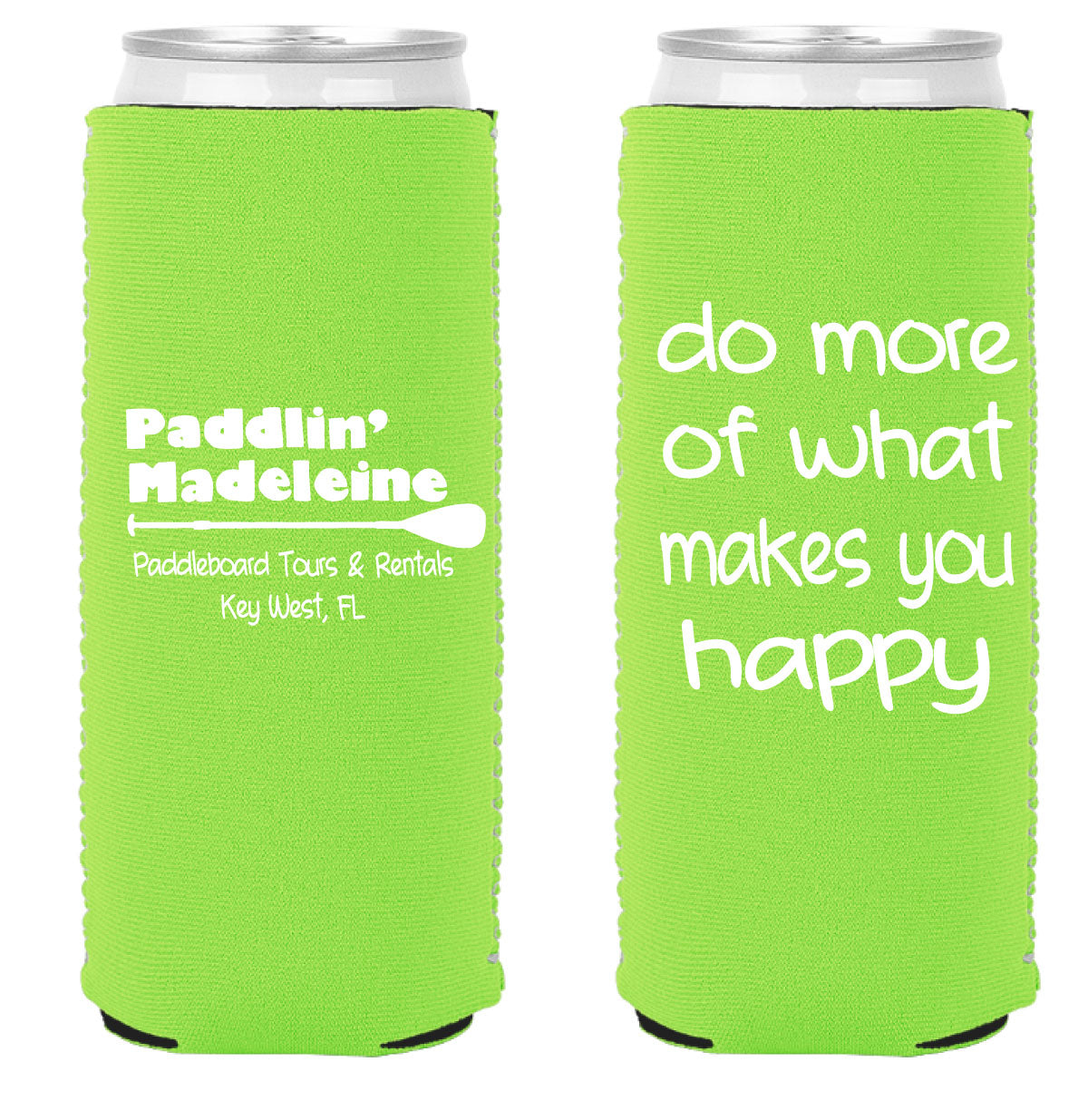 Paddlin' Madeleine Slim Can Coozie