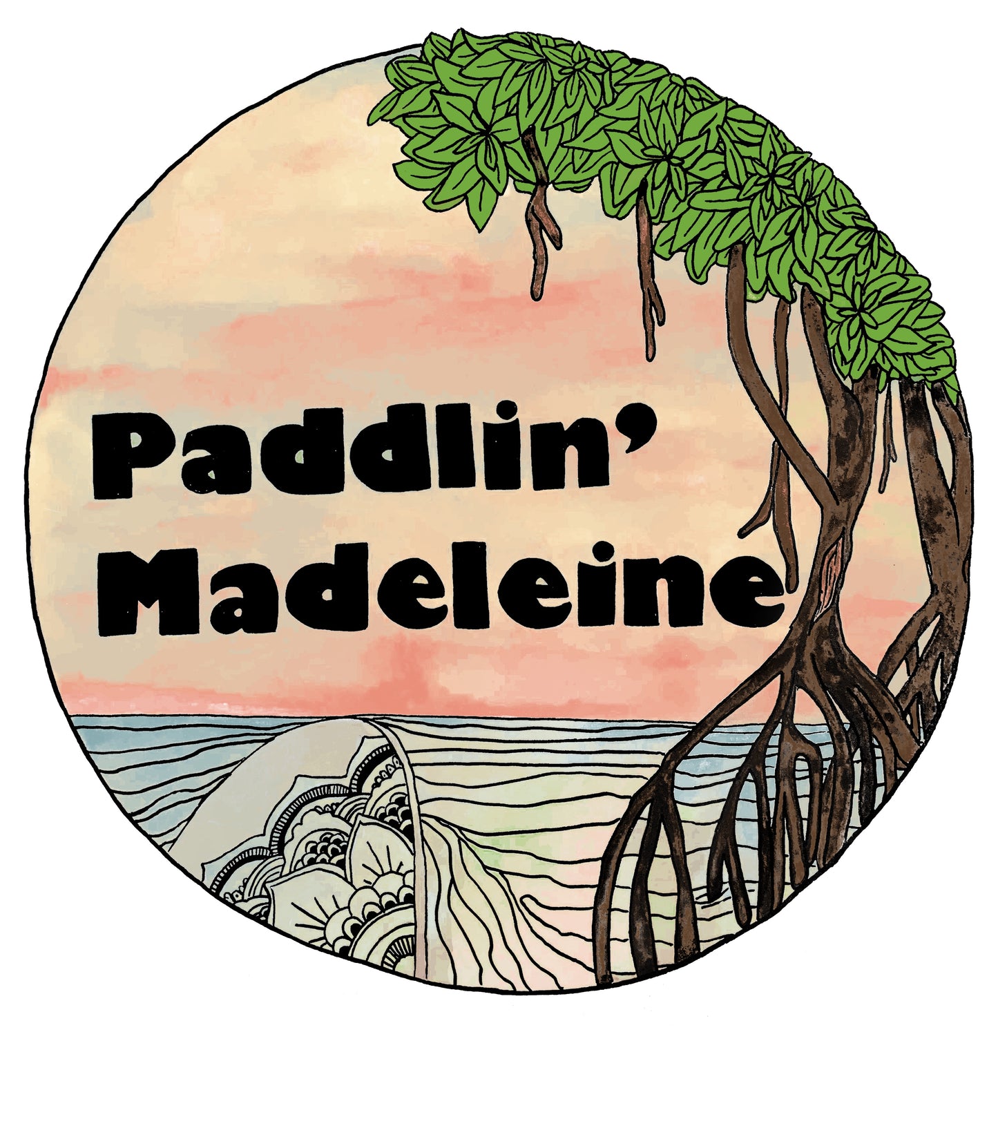 Paddlin’ Madeleine Logo Sticker